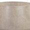 Armen Living Amethyst Large Round Lightweight White Concrete Indoor or Outdoor Planter in white LCAWMDPLWH - alternate 2